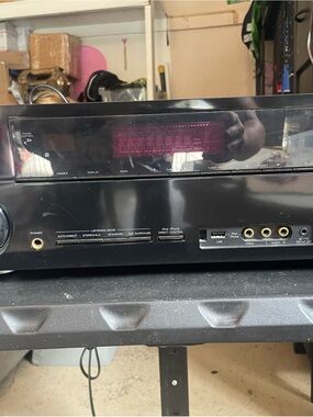 PIONEER Black Multi-Channel AV Receiver Rear Panel